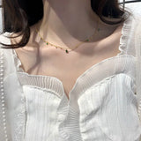 925 Silver 4A Zircon Choker Necklace for Women