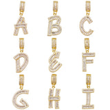 26 Letter Charms CZ Alphabet DIY Pendant Jewelry Making Supplies