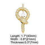 CZ Crystal Puppy Pendant for Necklace DIY Jewelry