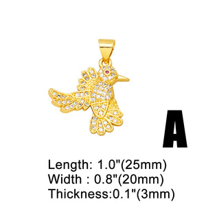 Virgin Mary Cross Pendant Necklace Bird Butterfly Jewelry