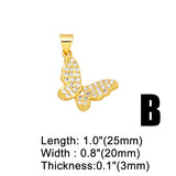 Virgin Mary Cross Pendant Necklace Bird Butterfly Jewelry
