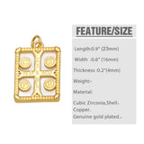 Copper Cross Pendant CZ Crucifix Necklace Jewelry Making Supply