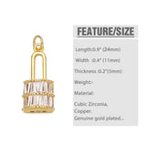 Leopard Pendant CZ DIY Jewelry Making Supplies