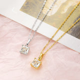 925 Silver 1.2CT Moissanite Diamond Pendant Necklace