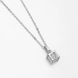 925 Silver 1.2CT Moissanite Diamond Pendant Necklace