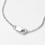 3mm Moissanite Cross Pendant Necklace 925 Sterling Silver Sparkling Jewelry