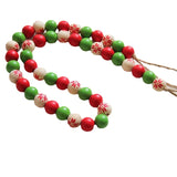 Christmas Snow Beaded Tassel String Home Decoration Pendant Creative