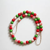 Christmas Snow Beaded Tassel String Home Decoration Pendant Creative