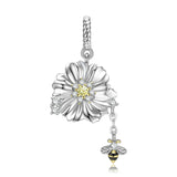 925 Silver Ace Skull Hand Cross Heart Pendant Necklace