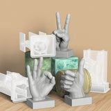Thumb Gesture Candle Resin Casting Mold Silicone Craft Clay Home Ornament