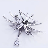 Zirconia Star Pins and Brooches for Men Suit Accessories