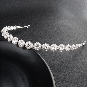 Rhinestone Wedding Headbands Bride Hair Band Bridal Crown Accessories