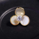 Small Brooch Shell Lapel Pin for Woman Accessories Jewelry