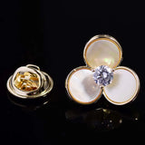 Small Brooch Shell Lapel Pin for Woman Accessories Jewelry