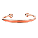 Enamel Cuff Bangle Copper Therapy Bracelet Plating Bangles Gift Jewelry