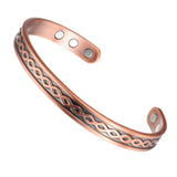 Healing Copper Bracelet Magnetic Cuff Adjustable Health Bangles