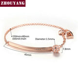 CZ Rose Ball Charm Bracelet - ZYH196