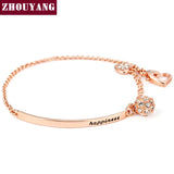 CZ Rose Ball Charm Bracelet - ZYH196