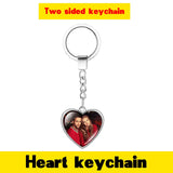 Personalized Double Side Photo Calendar Keychains