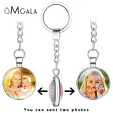Personalized Double Side Photo Calendar Keychains