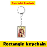 Personalized Double Side Photo Calendar Keychains