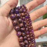 Chrysolite Multi-Color 4-12MM Natural Round Beads for DIY Bracelets