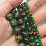 Chrysolite Multi-Color 4-12MM Natural Round Beads for DIY Bracelets