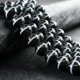 OMH Z33 10mm Carved Glass Beads Jewelry DIY Accessories Semi-finished Buttons