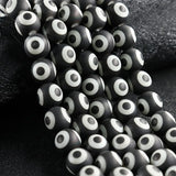 OMH Z33 10mm Carved Glass Beads Jewelry DIY Accessories Semi-finished Buttons