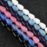 OMH Z36 8X12 Water Droplets Natural Jade Beaded Diy Accessories