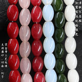 Jade Bracelet DIY Making Agate String Loose Quartzite Jade Spacer Beads