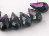 OMH 100pcs 8x13mm 8 colors Water droplets glass crystal beads