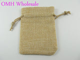 20pcs Brown Gunny Cloth Bags Jewelry Tool PJ438