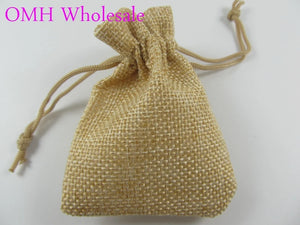 20pcs Brown Gunny Cloth Bags Jewelry Tool PJ438