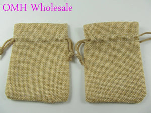 20pcs Brown Gunny Cloth Bags Jewelry Tool PJ438