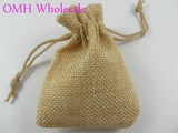 20pcs Brown Gunny Cloth Bags Jewelry Tool PJ438