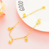 European Water Drop Pendant Anklet for Women