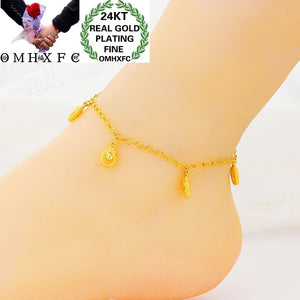 European Water Drop Pendant Anklet for Women