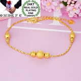 OMHXFC JB09 Fish Lucky Beads Anklet