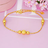 OMHXFC JB09 Lucky Beads Anklet for Women