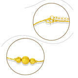 OMHXFC JB09 Fish Lucky Beads Anklet