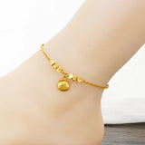 OMHXFC JB17 Lucky Beads Beach Anklet