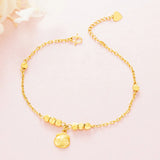 OMHXFC JB17 Lucky Beads Beach Anklet