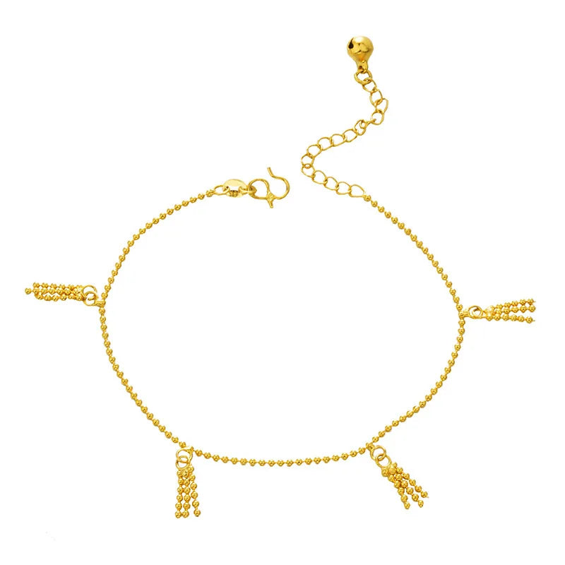 OMHXFC JB20 Wheat Charm Beach Anklet