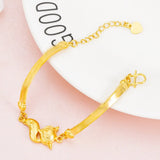 European Fine Fox 24KT Bracelet Bangle