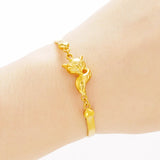 European Fine Fox 24KT Bracelet Bangle
