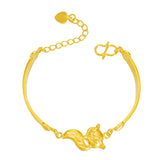 European Fine Fox 24KT Bracelet Bangle