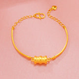 OMHXFC BE430 24KT Bracelet Bangle for Women Girl Party