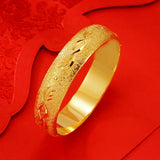 European Woman Bride Party Birthday Wedding Gift Wide Star Fish Bracelet Bangle