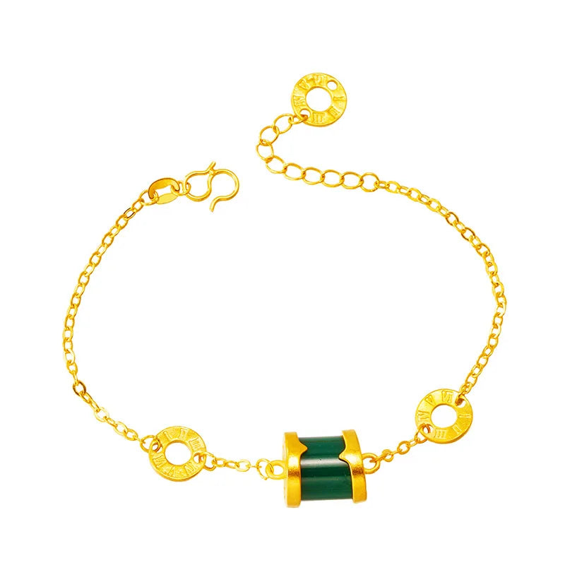Vintage Round 24KT Bracelet for Women